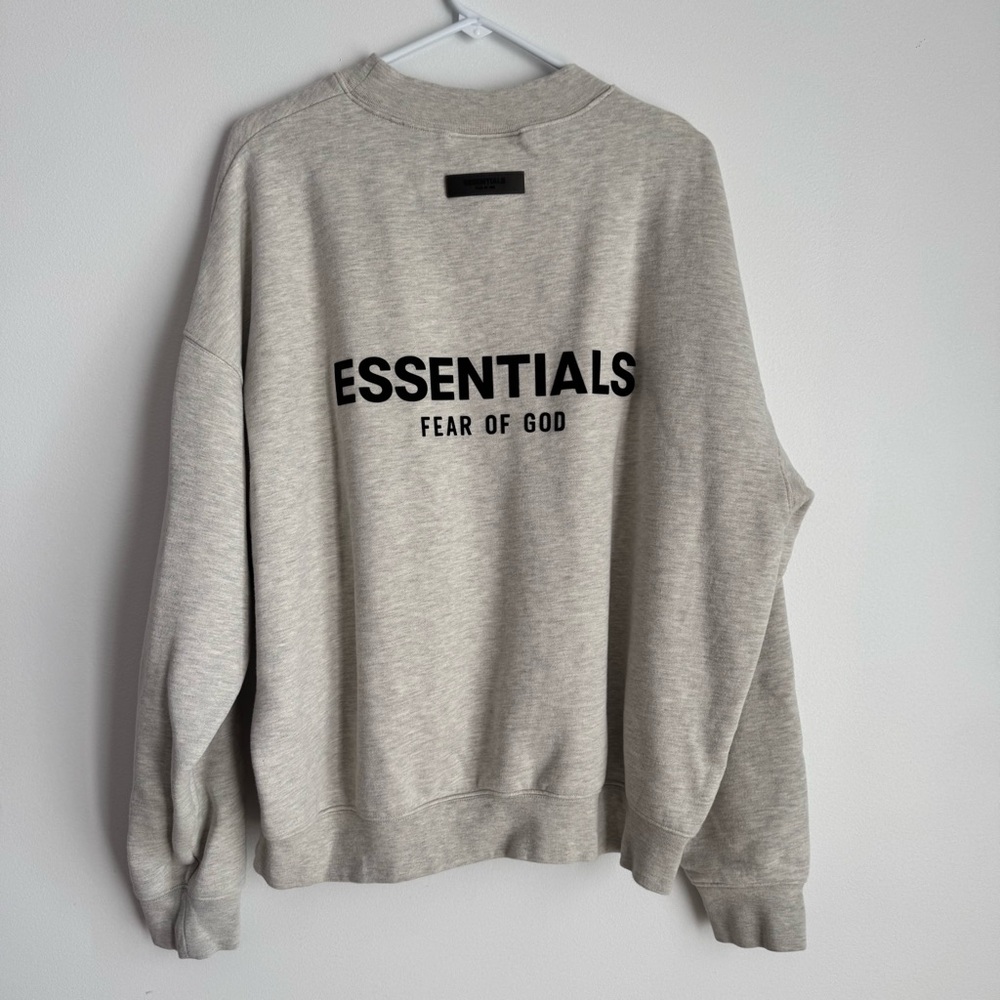 Essentials Men's Gray Crewneck